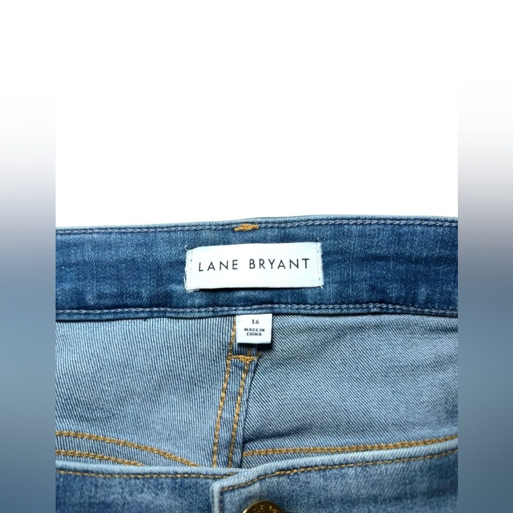 Lane Bryant Flex Magic Waistband Sig Fit Mid-Rise Jogger Boyfriend Jeans Sz 16 - Picture 3 of 10